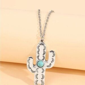 Turquoise decor 🌵 charm necklace